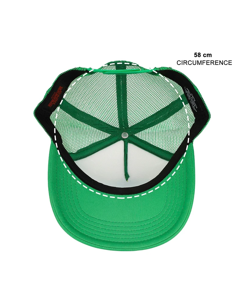 Stranger Things Men's Camp Know Where Yellow Trucker Hat