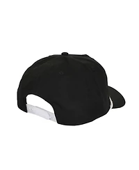 Stranger Things Men's Hellfire Club Demon Head Black Retro Grandpa Snapback Hat