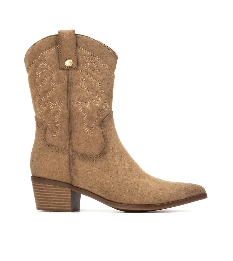 Xti Women's Suede Italian Western Booties