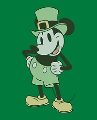 Hybrid Apparel Men's Mickey Mouse St. Patrick's Short-Sleeve T-Shirt