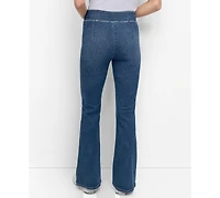 Dkny Jeans Petite High-Rise Flared-Leg Pull-On