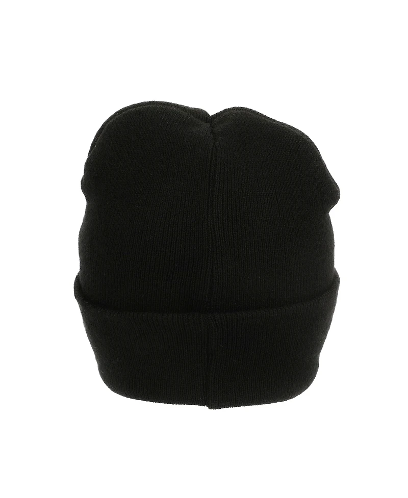 Jujutsu Kaisen Men's Gojo Character Circle Black Cuff Beanie