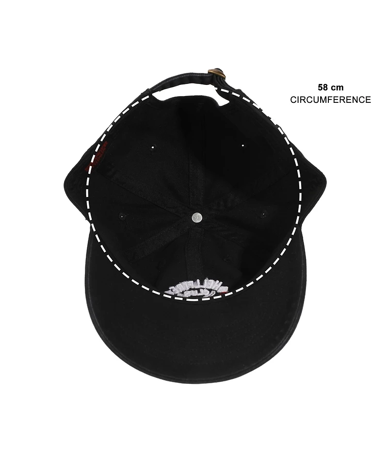Stranger Things Men's Hellfire Club Black Unstructured Baseball Cap
