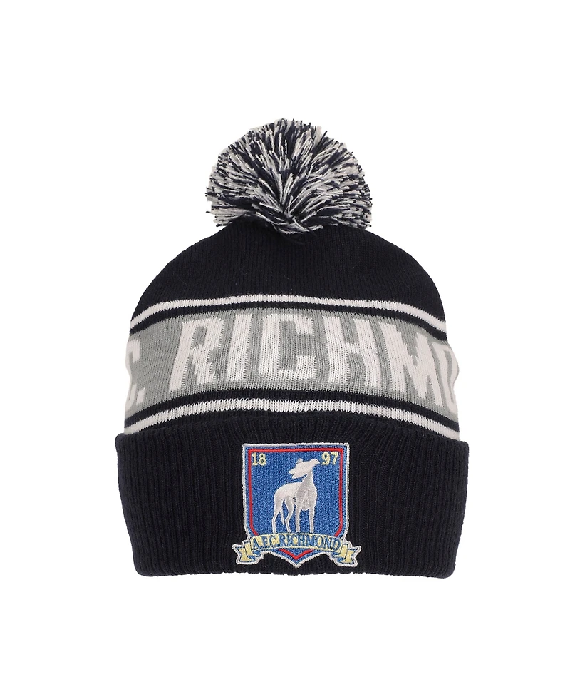 Ted Lasso Men's A.f.c. Richmond Black Cuff Beanie