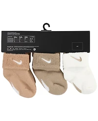 Nike Baby Boys or Girls Terry Socks, Pack of 6