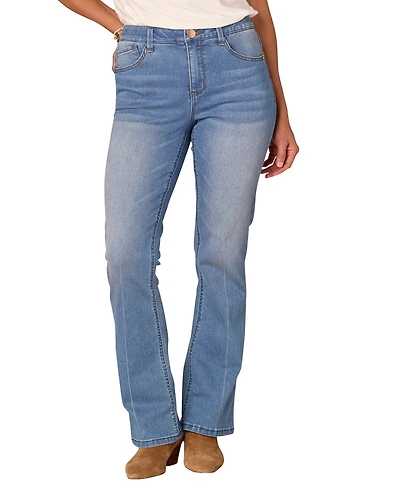 Democracy Petite AbSolution High-Rise Bootcut Jeans