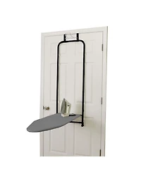 Household Essentials Over the Door Ironing Board, Matte Black