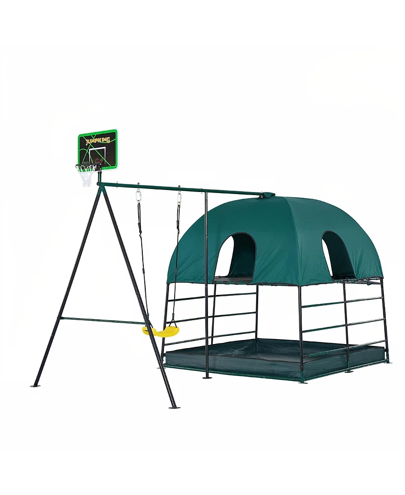 JumpKing Kids Climbing Den & Outdoor Playset