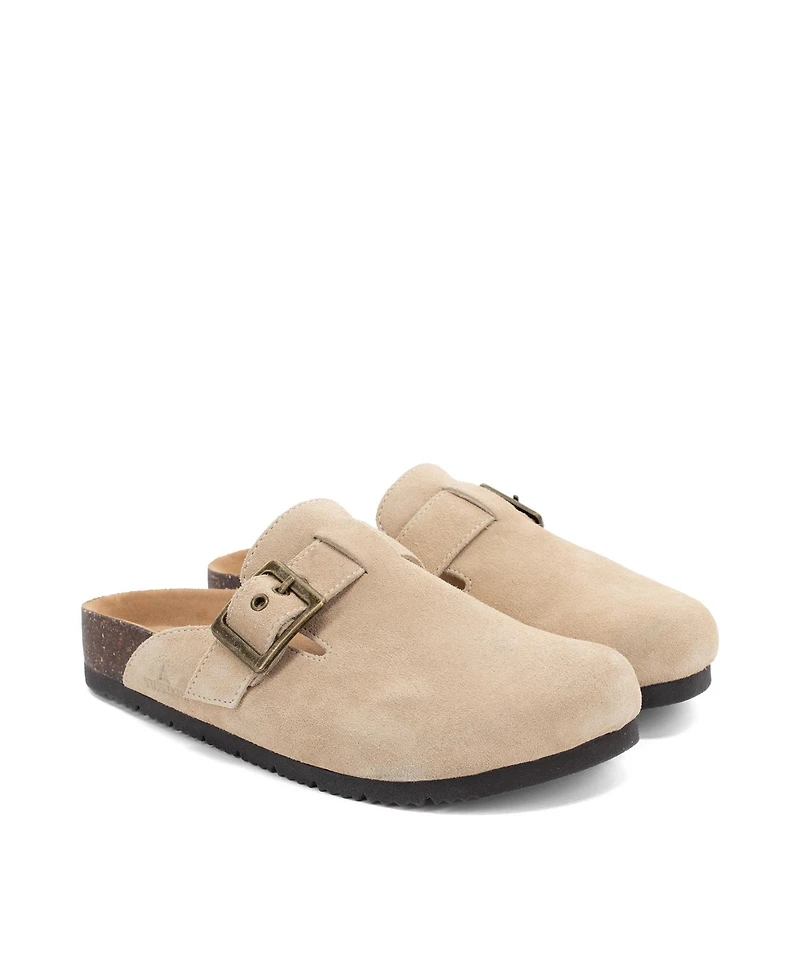 Staheekum Women's Crescent Buckle Clog