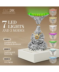 7 Color Led Neck & Face Massager Deluxe (Zebra)