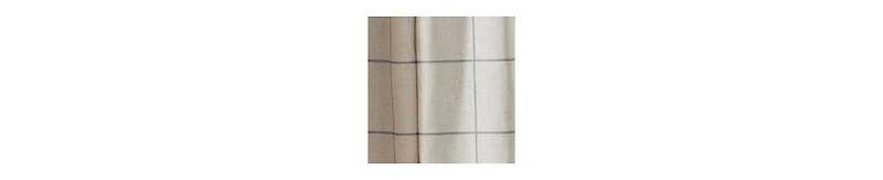 Elrene Home Fashions Brighton Windowpane Plaid Blackout Window Curtain Panel