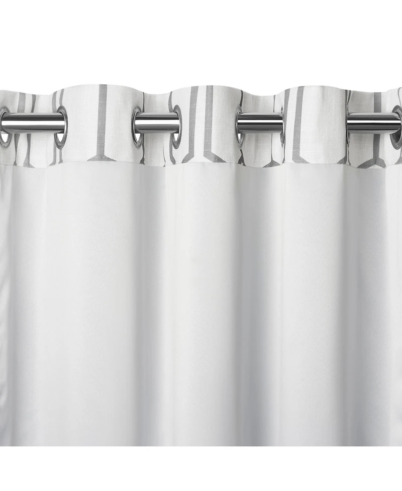 Elrene Home Fashions Kaiden Geometric Room Darkening Window Curtain