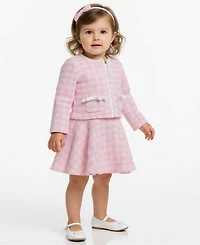 Bonnie Baby Girls' Little Lady Dress and Jacket, 2-Piece Set