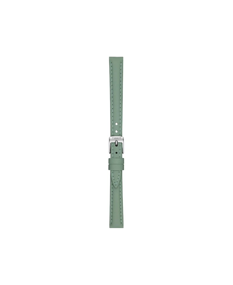 Tissot Women's Quartz Green Leather Strap Watch, 21.80mm
