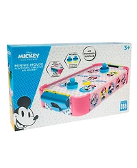 World Tech Toys Minnie Mouse Electronic Tabletop Air Hockey Wood