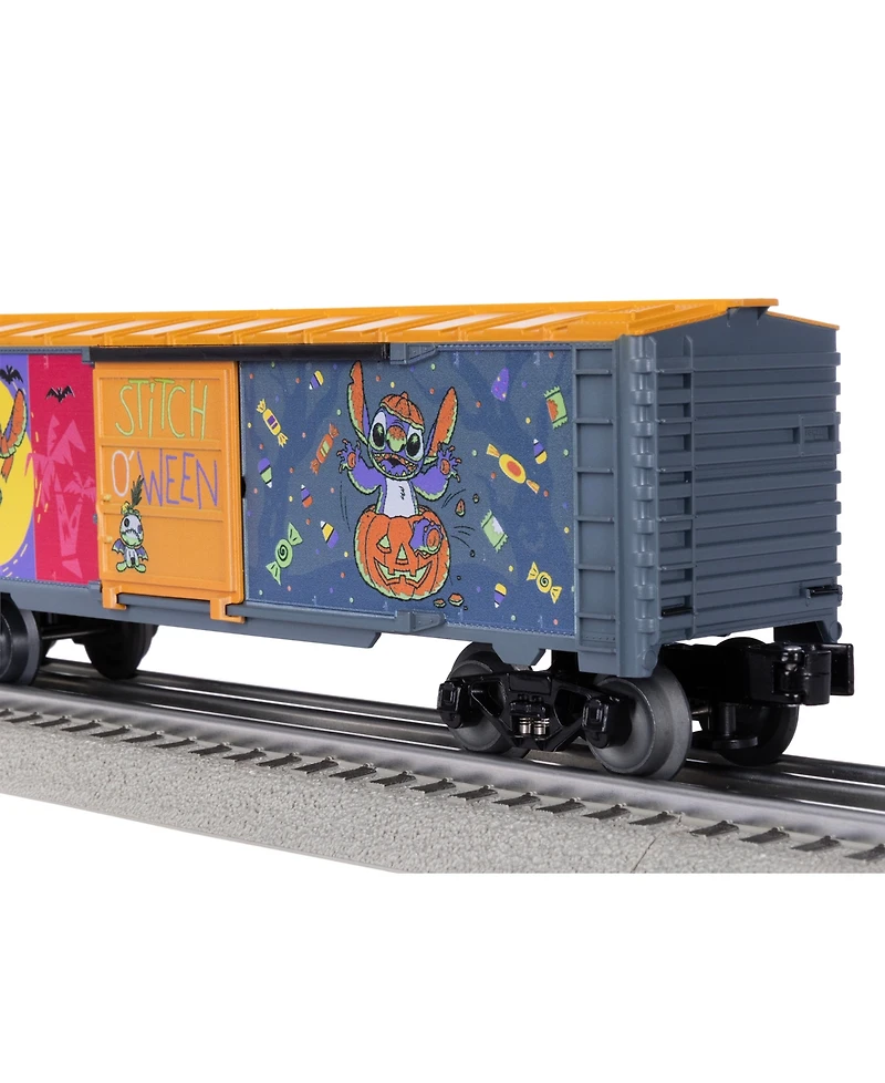 Lionel Disney Stitch Halloween O Gauge Model Train Boxcar