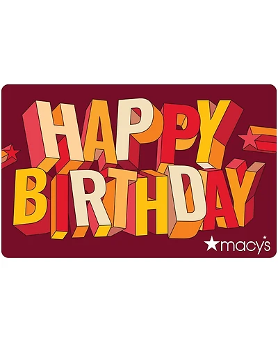 Happy Birthday E-Gift Card