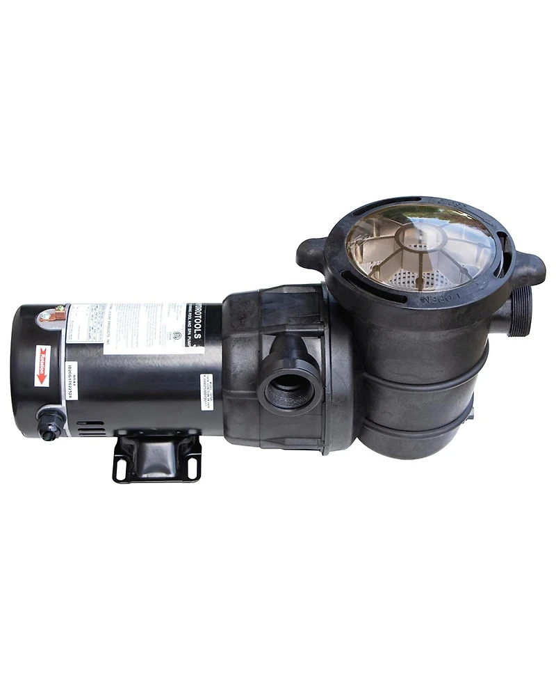 Swimline HydroTools Hydro Flo 1.5 Hp 5820 Gph 2 Speed Horizontal Discharge Pump