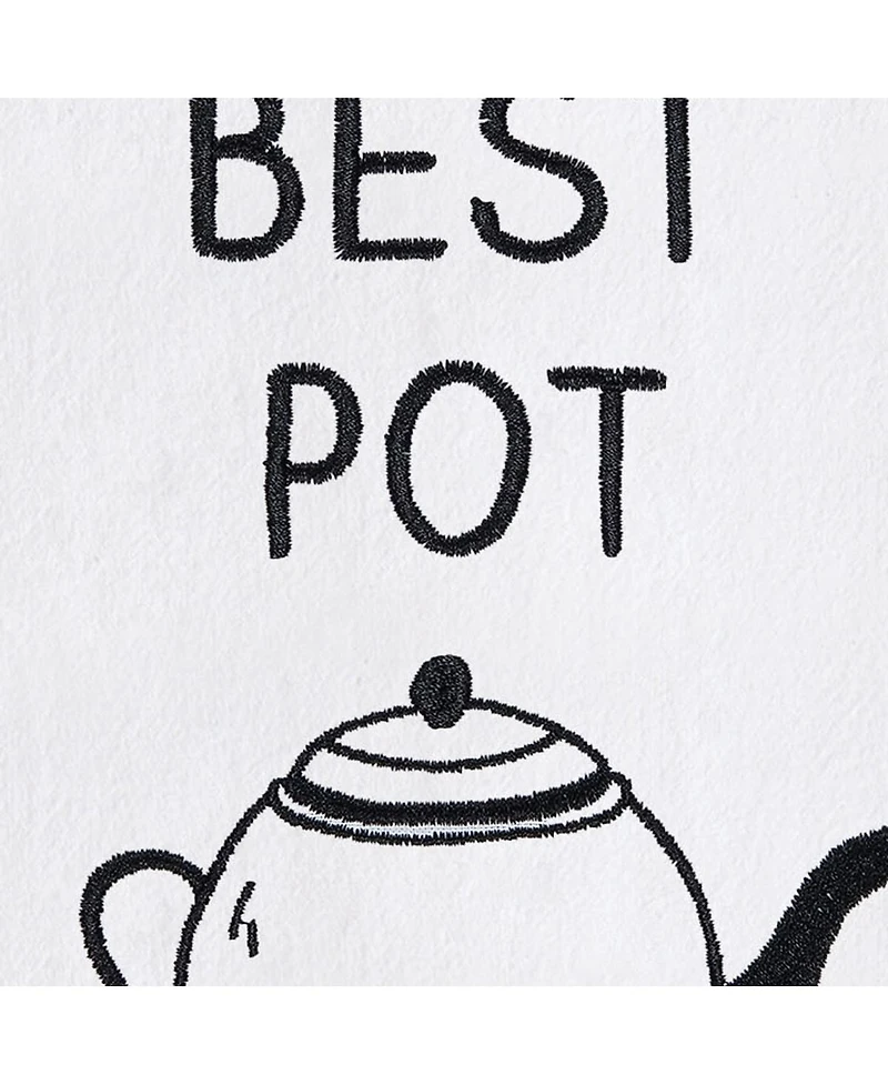 C&F Home Best Tea Pot Kitchen and Bathroom Embroidered Hand Towel