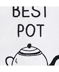 C&F Home Best Tea Pot Kitchen and Bathroom Embroidered Hand Towel