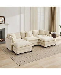 Streamdale Cloud Couch: Flexible, Modular Chenille Sofa for Ultimate Comfort