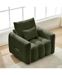 Streamdale Furniture Streamdale Teddy Couch: Round, Full, Adjustable, Space-Saving Sofa Bed
