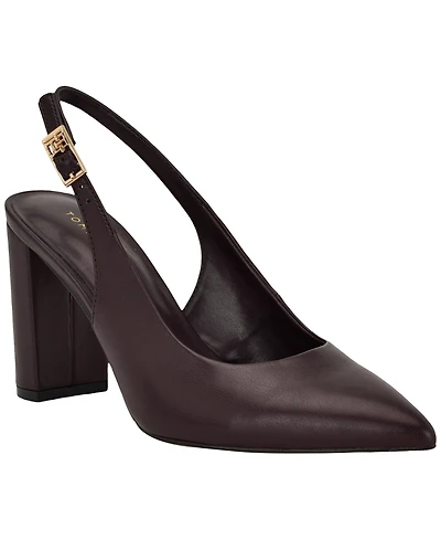 Tommy Hilfiger Women's Azalee High Block Heel Slingback Pumps