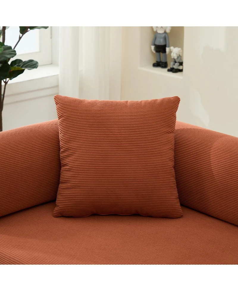 Streamdale Folding Sofa Bed, 78.5" Convertible Couch with 2 Pillows, Fold Out Mattress