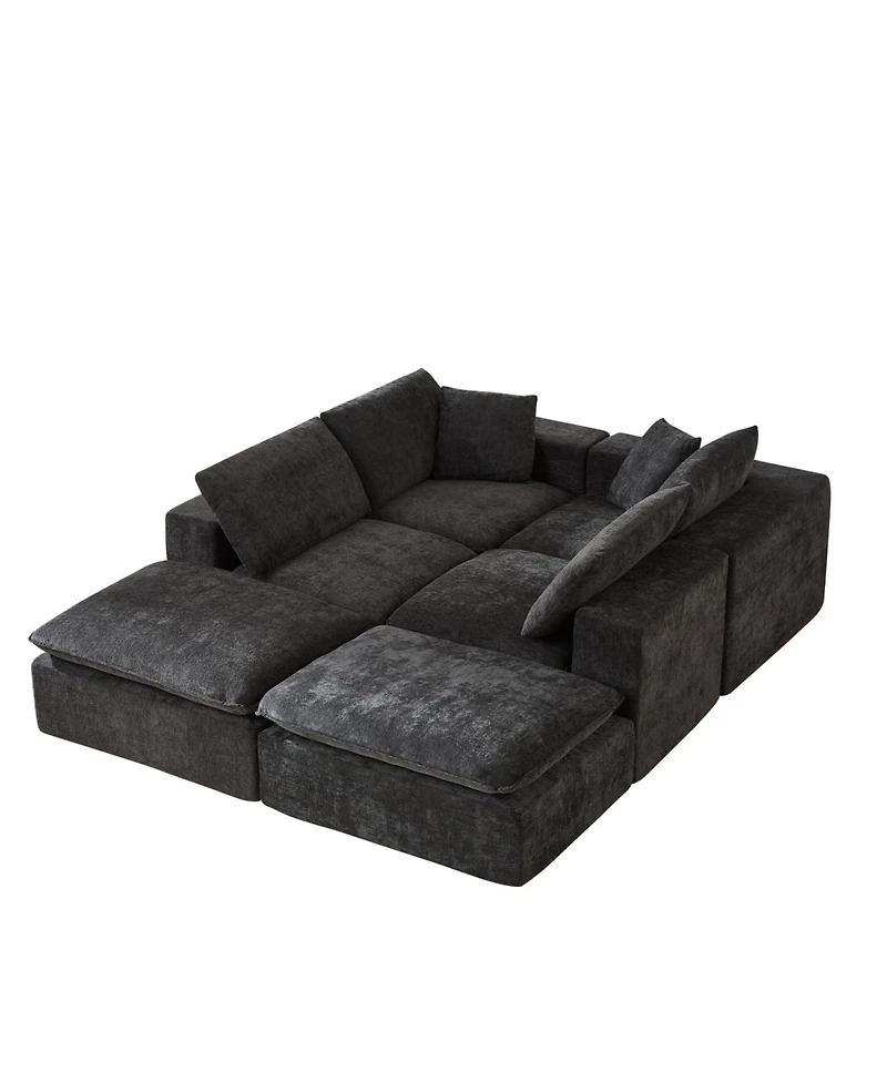 Streamdale Furniture Modern Chenille Cloud Sofa