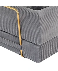 Streamdale Furniture 2-in-1 Foldable Sofa Bed, 75 Inch Convertible Sleeper Couch with Memory Foam Mattress