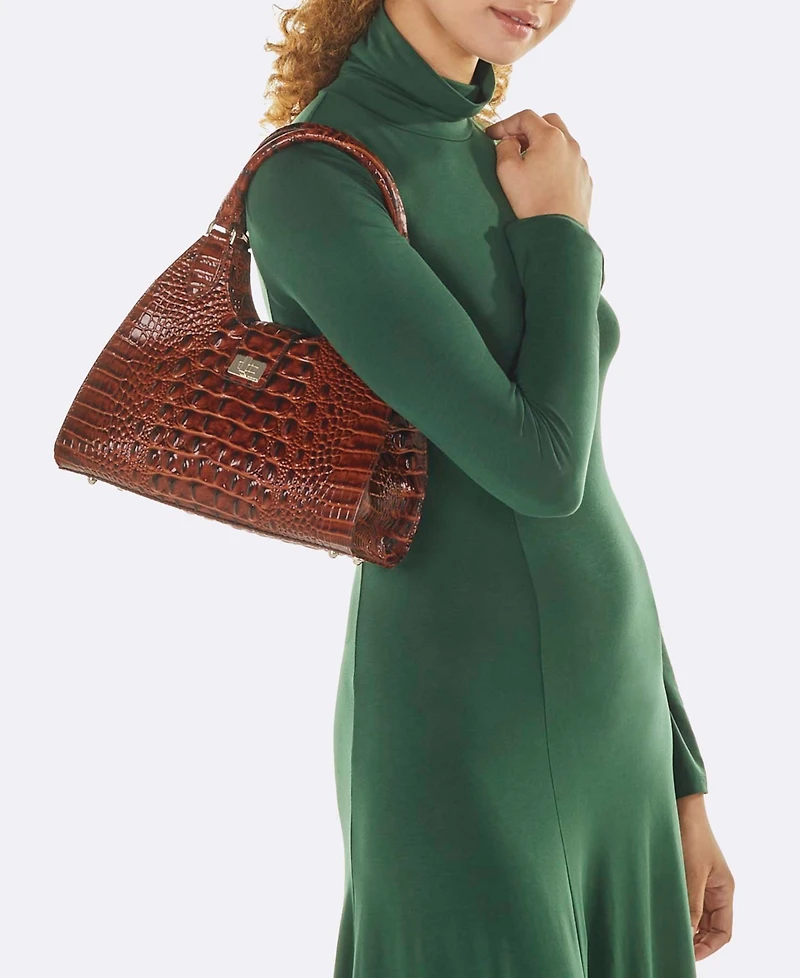 Brahmin Women's Adrian Small Leather Satchel Bag