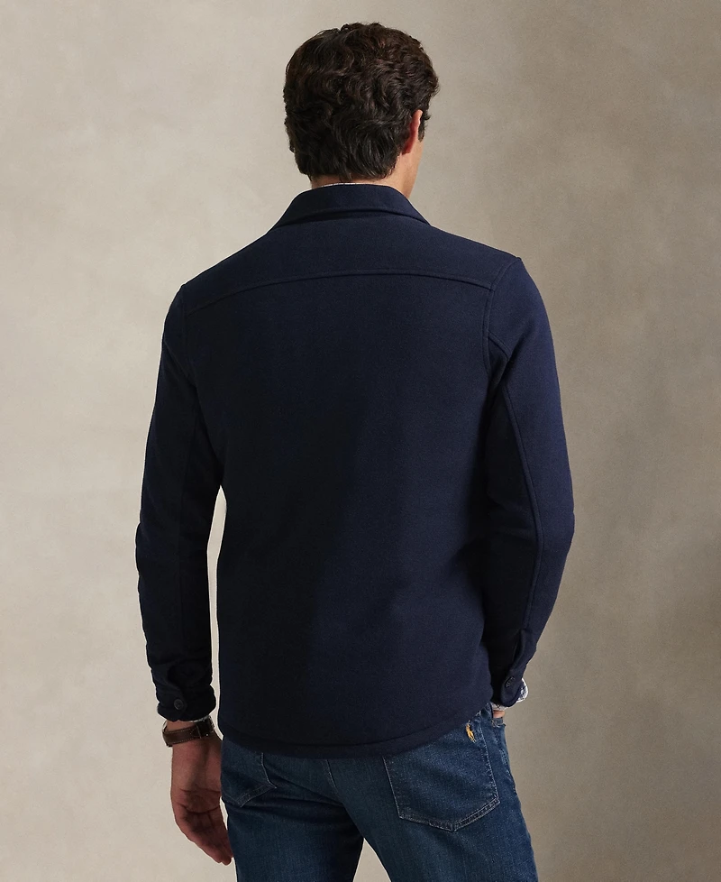 Polo Ralph Lauren Men's Long-Sleeve Double Knit Tech Hybrid Shirt Jacket