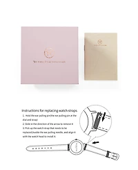 Women's Crystals Stainless Steel Bracelet Watch 22×28mm Westminster Victoria Hyde