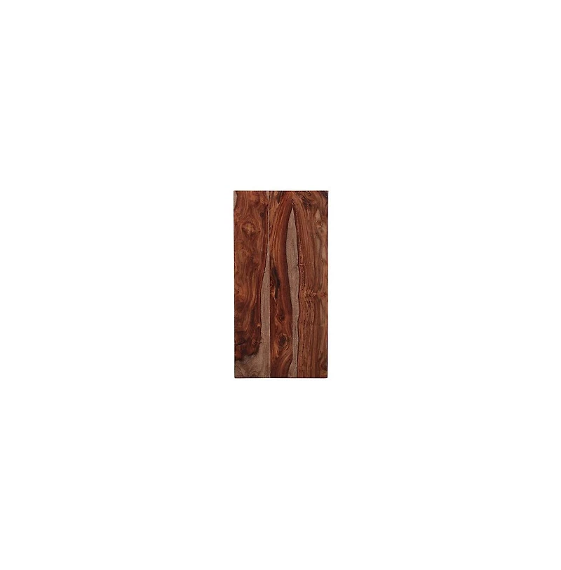Porter Designs Kalispell Solid Sheesham Wood End Table, Natural