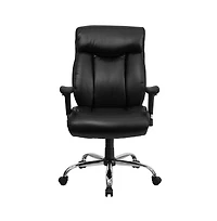 Emma+Oliver 400 lb. Big & Tall High Back Full Headrest Ergonomic Office Chair with Arms