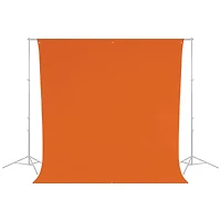 Westcott 9x10' Wrinkle-Resistant Backdrop, Tiger Orange