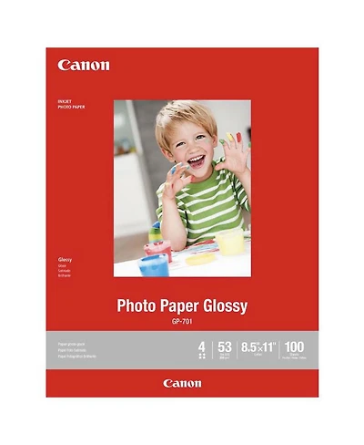 Canon Gp-701 Glossy Photo Paper, 200gsm, 8.5x11", 100 Sheets