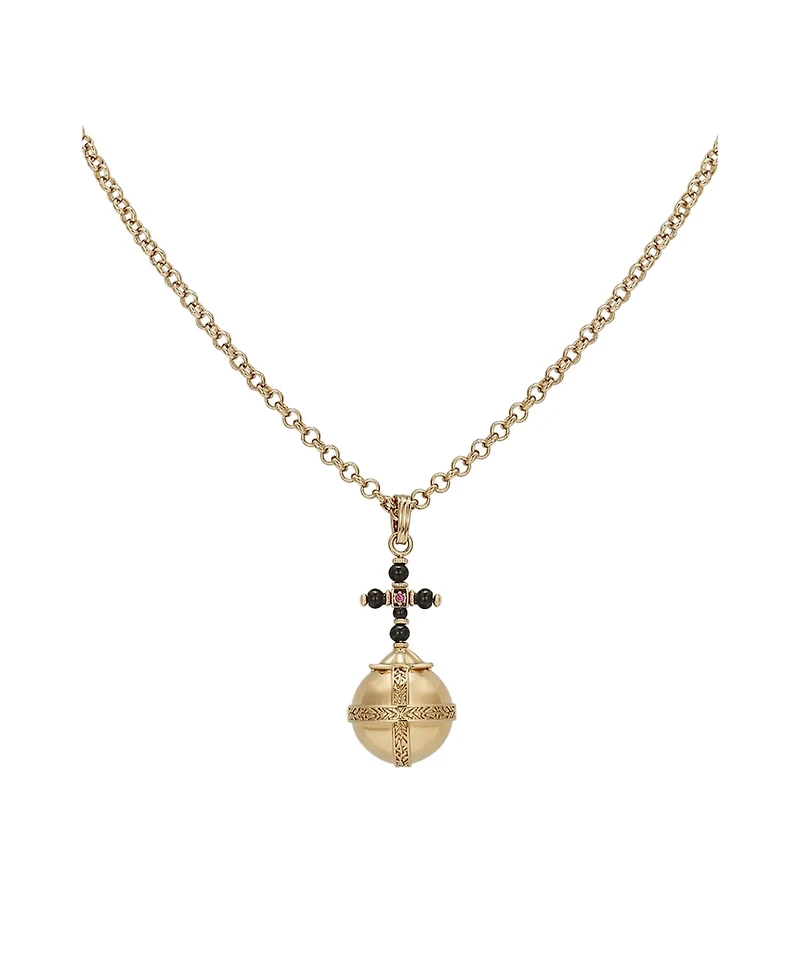 Retro Chic Globus Cruciger Necklace