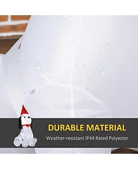 Homcom 6' Christmas Inflatable Puppy Dog Outdoor Blow-Up Display