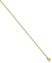 Macy's Wheat Chain Necklace in 24K Yellow Gold
