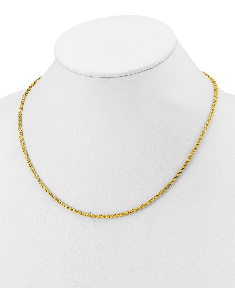 Macy's Cable Chain Necklace in 24k Yellow Gold