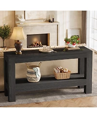 Tribesigns 63-Inch Wood Entryway Table, Long Farmhouse Narrow Console Table for Living Room