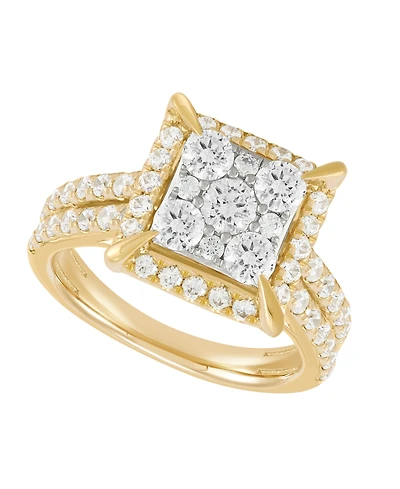 Macy's Diamond Engagement Ring (2 ct. t.w.) in 10k Yellow Gold