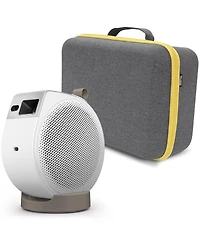 BenQ GV32 Full Hd Hdr Led Dlp Smart Ceiling Projector, White, Bundle with Carry Case