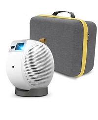 BenQ GV50 Full Hd Laser Dlp Smart Ceiling Projector, White, Bundle with Carry Case