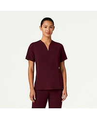 Jaanuu Women's Calix 2-Pocket Tailored V-Neck Scrub Top