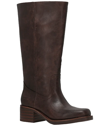 Frye and Co. Women's Miranda Leather Stacked Heel Boots