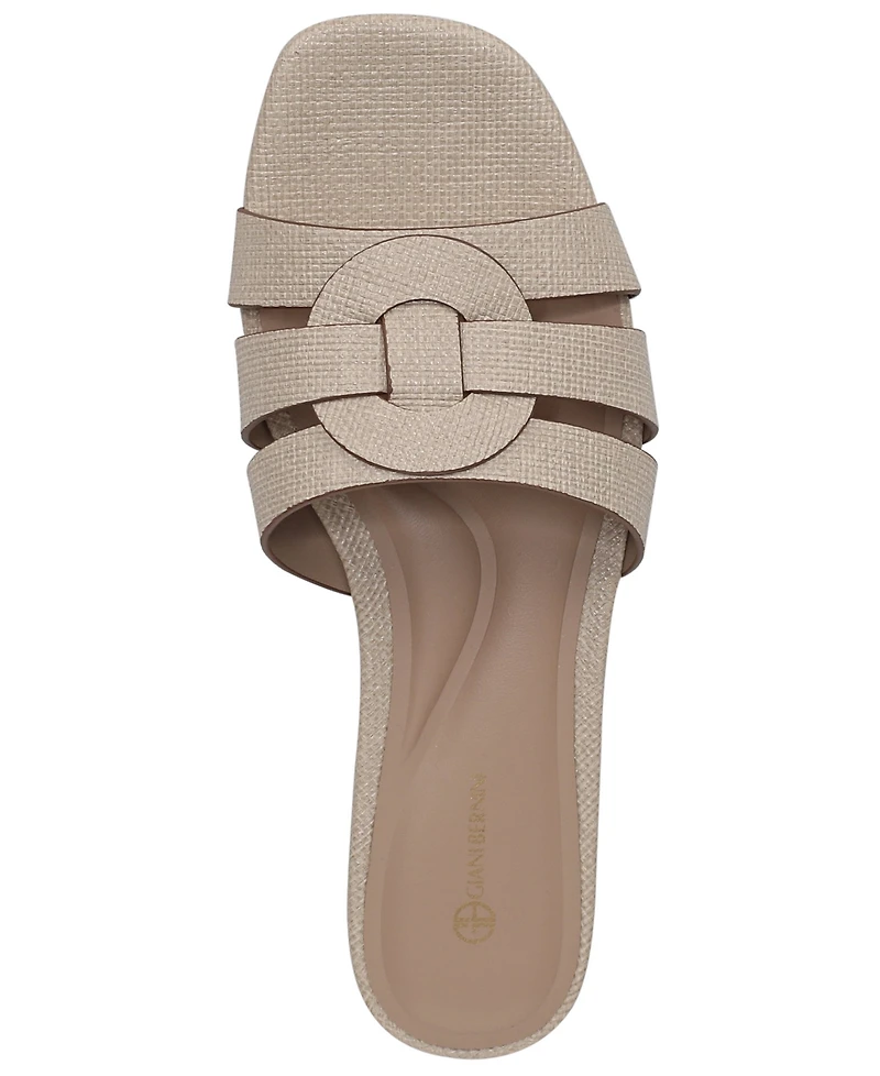 Giani Bernini Women's Norra Slide Flat Sandals, Macy's Exclusive
