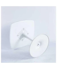 Streamdale Furniture Streamdale White Square Tulip Table (24") for 2-3 Person, Small Dining/Kitchen Table