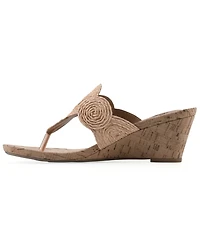 White Mountain Women's Affogato Wedge Sandals